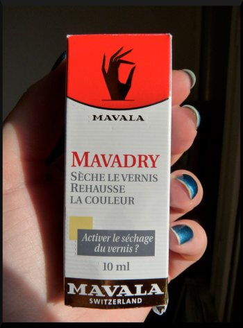 ( Mavala ) L&rsquo;article où je sèche complètement