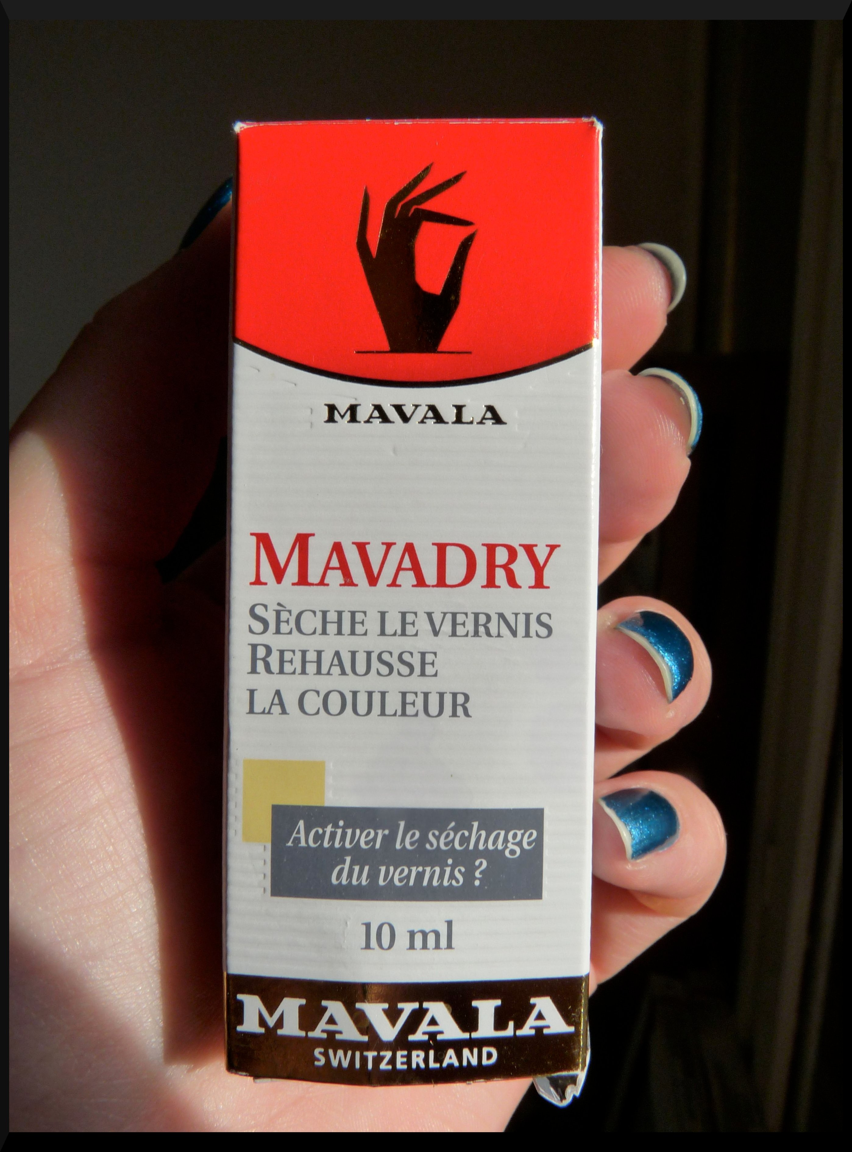 ( Mavala ) L&rsquo;article où je sèche complètement