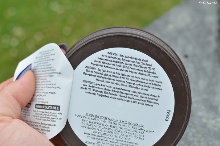 ( The Body Shop ) Le beurre qui me casse les noix