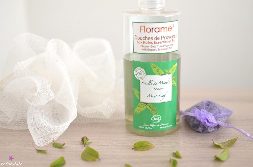 review Florame gel douche corps Provence menthe bio