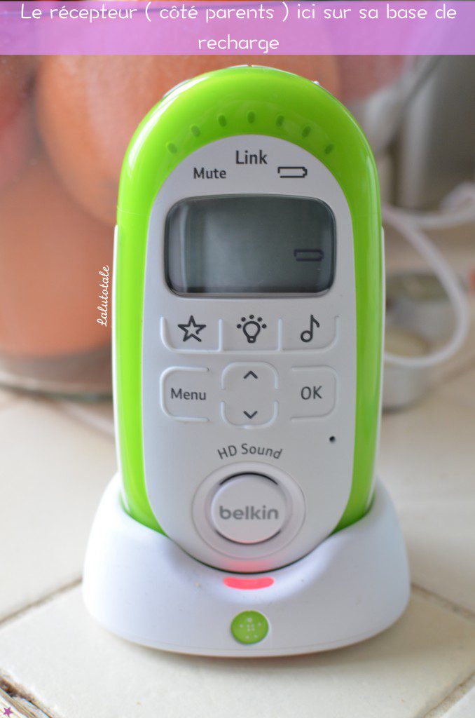 Belkin babyphone baby pacifier écoute-bébé review avis
