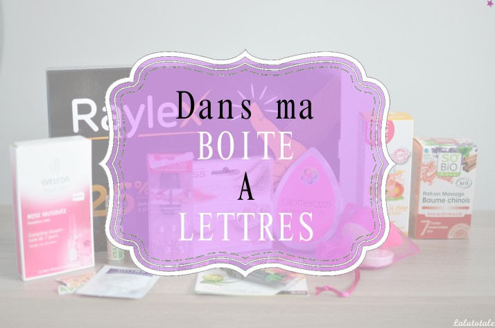 ( HAUL les coeurs ! ) En janvier, dans ma boîte à lettres…