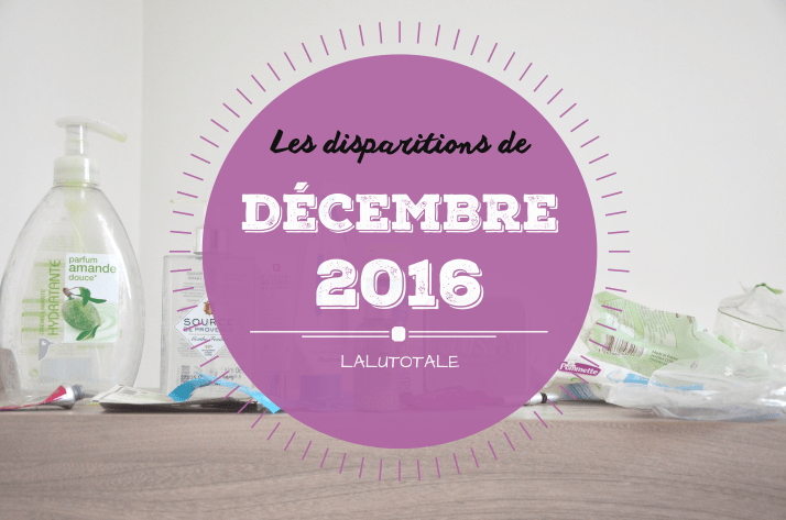 ✞ Les disparitions de Décembre 2016 ✞