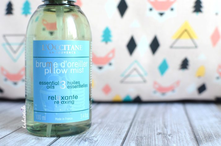 ( L&rsquo;Occitane ) La brume d&rsquo;oreiller : vous prendrez bien un petit cocktail avant le sommeil ?