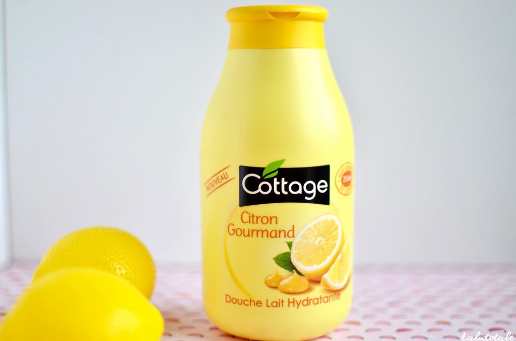 cottage lait gel douche citron gourmand nouveau