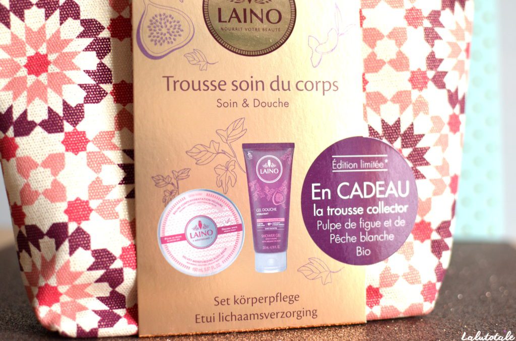 Laino trousse collector soin corps gel figue baume pêche bio