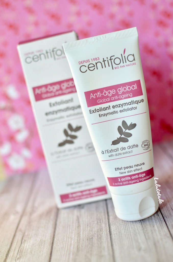 centifolia gommage exfoliant enzymatique datte anti-âge global peeling