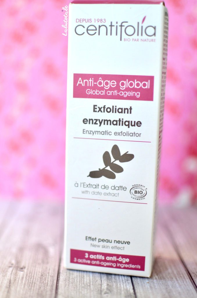 centifolia gommage exfoliant enzymatique datte anti-âge global peeling