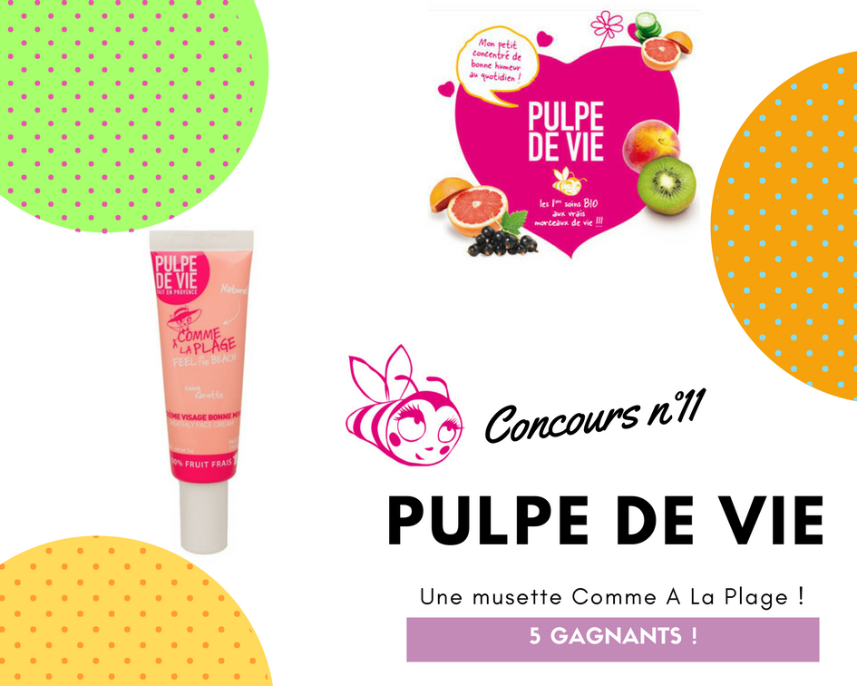 concours pulpe de vie Comme à la plage auto-bronzant bio carotte