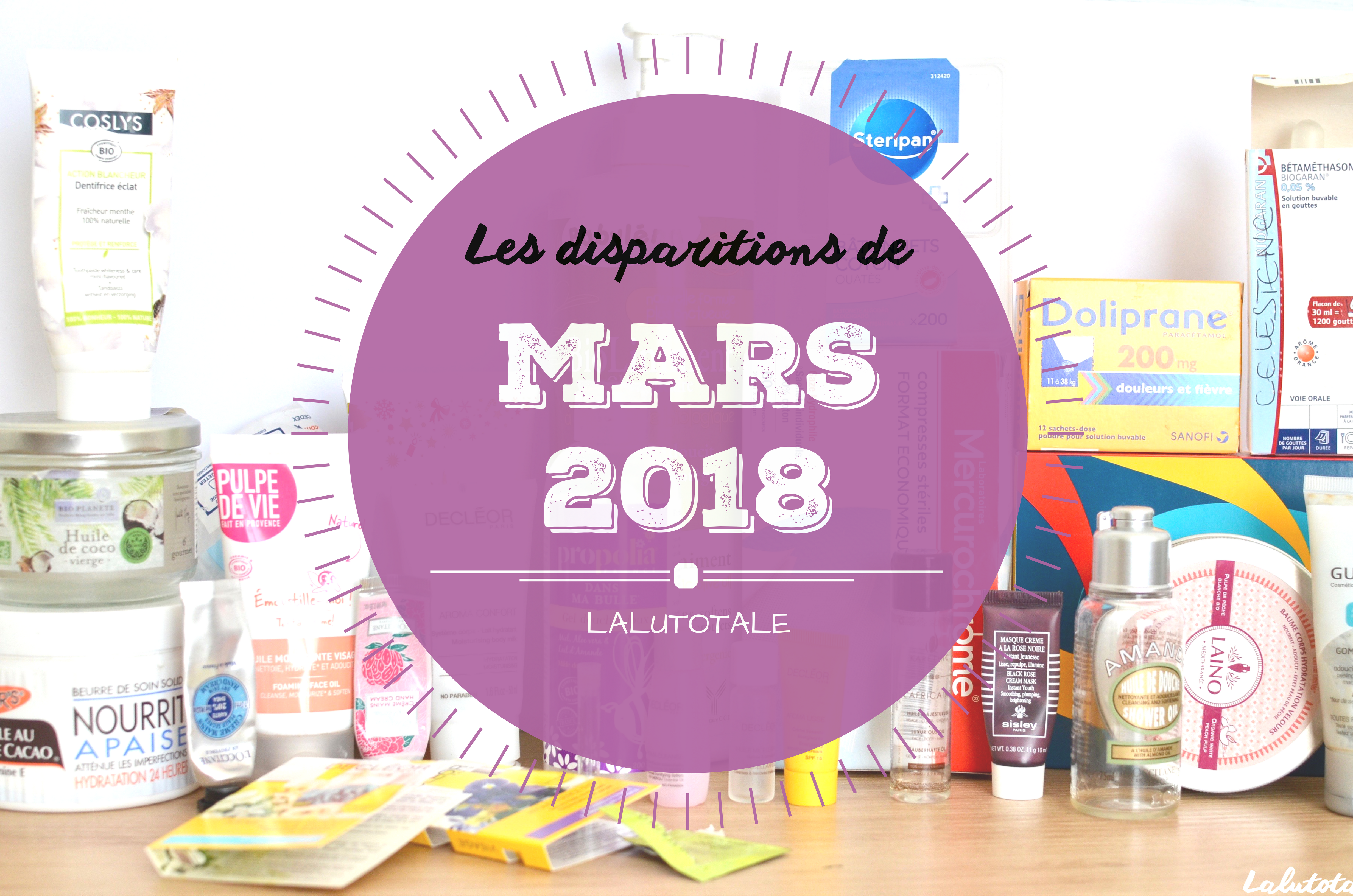 ✞ Les disparitions de Mars 2018 ✞