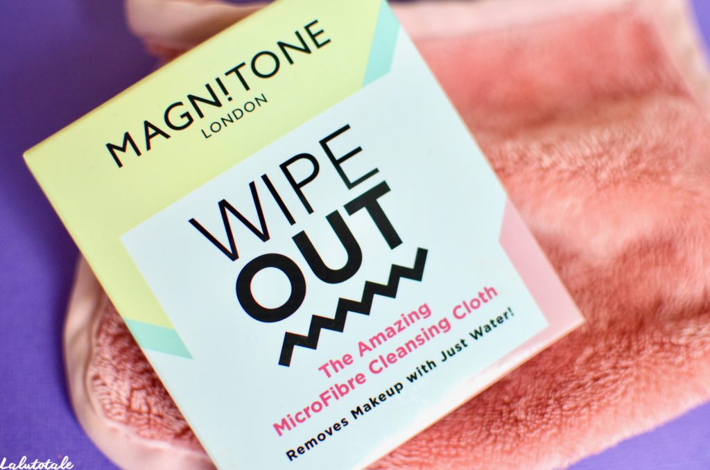 lingette microfibre démaquillant Magnitone Wipe Out cleansing cloth