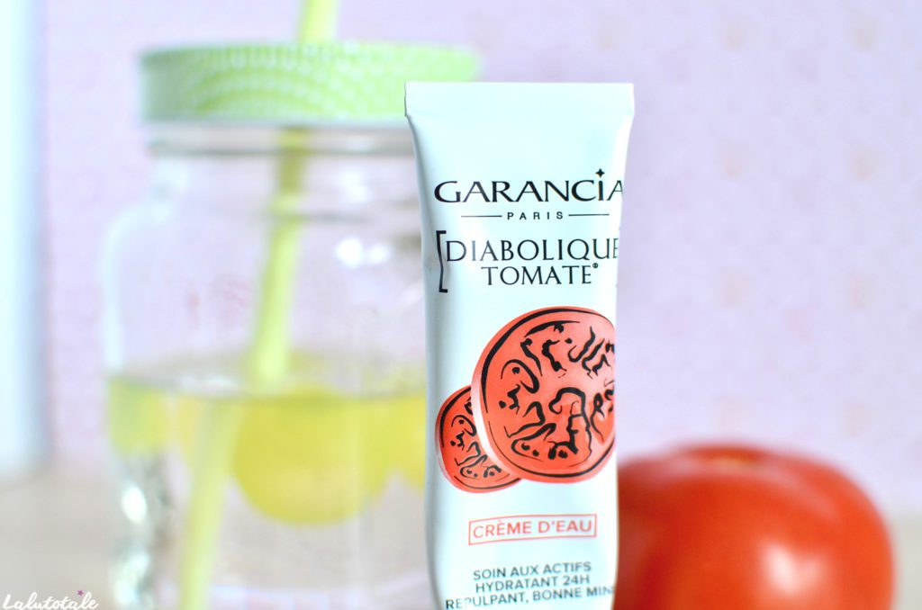 Garancia diabolique tomate crème eau hydratante beauté