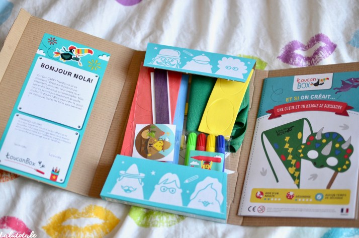 ( Toucanbox ) LaLutine se transforme en dino avec sa box d&rsquo;activités créatives ! 🦖