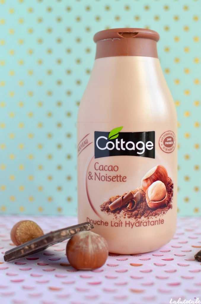 Cottage nutella gel crème douche corps cacao noisette