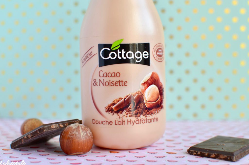 Cottage nutella gel crème douche corps cacao noisette