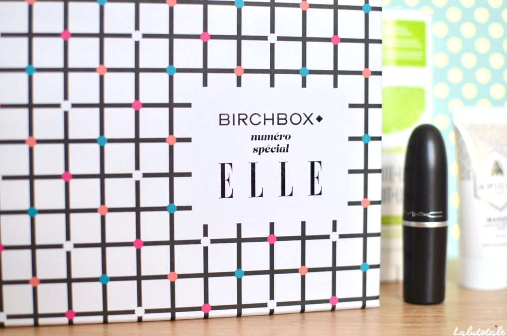 Birchbox box beauté Elle MAC Schmidt's unboxing