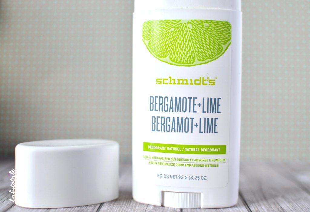 vérité déodorant Schmidt's déo naturel bergamote citron