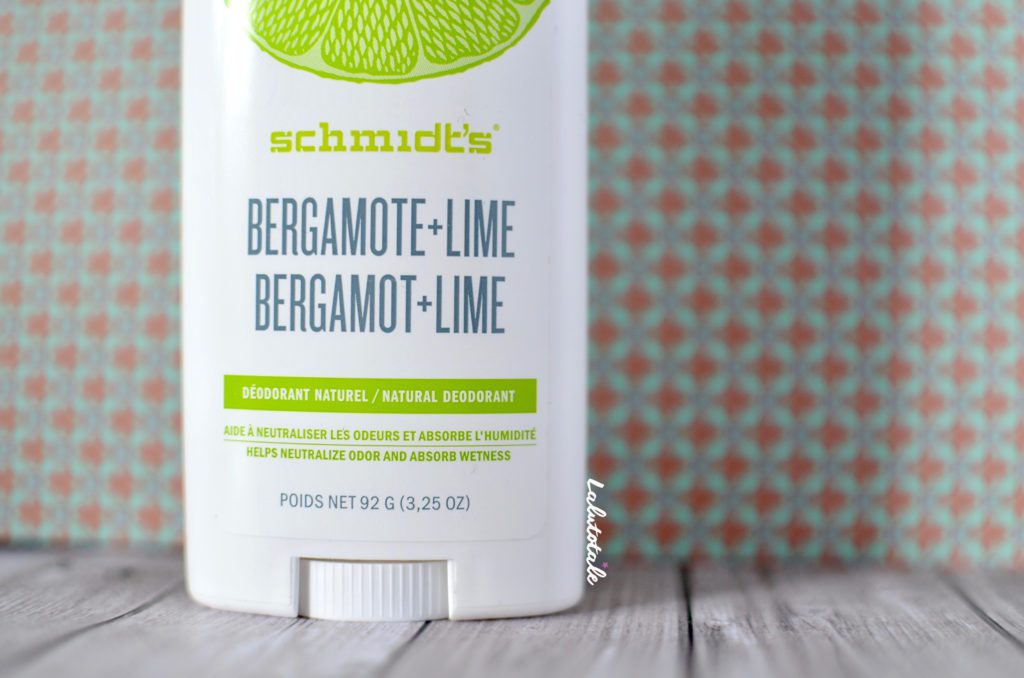 vérité déodorant Schmidt's déo naturel bergamote citron