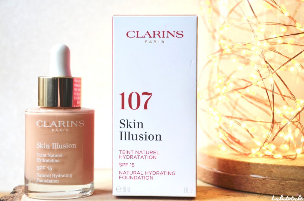 Clarins Skin Illusion fond teint soin beauté hydratation