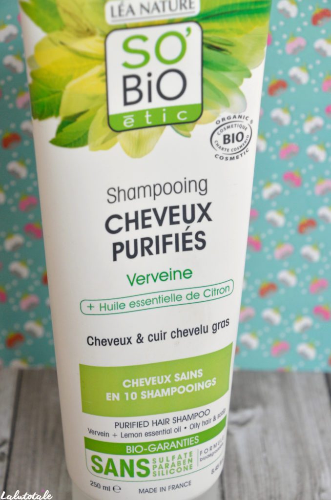 so'bio etic shampooing soin verveine amande sans sulfates bio capillaire cheveux