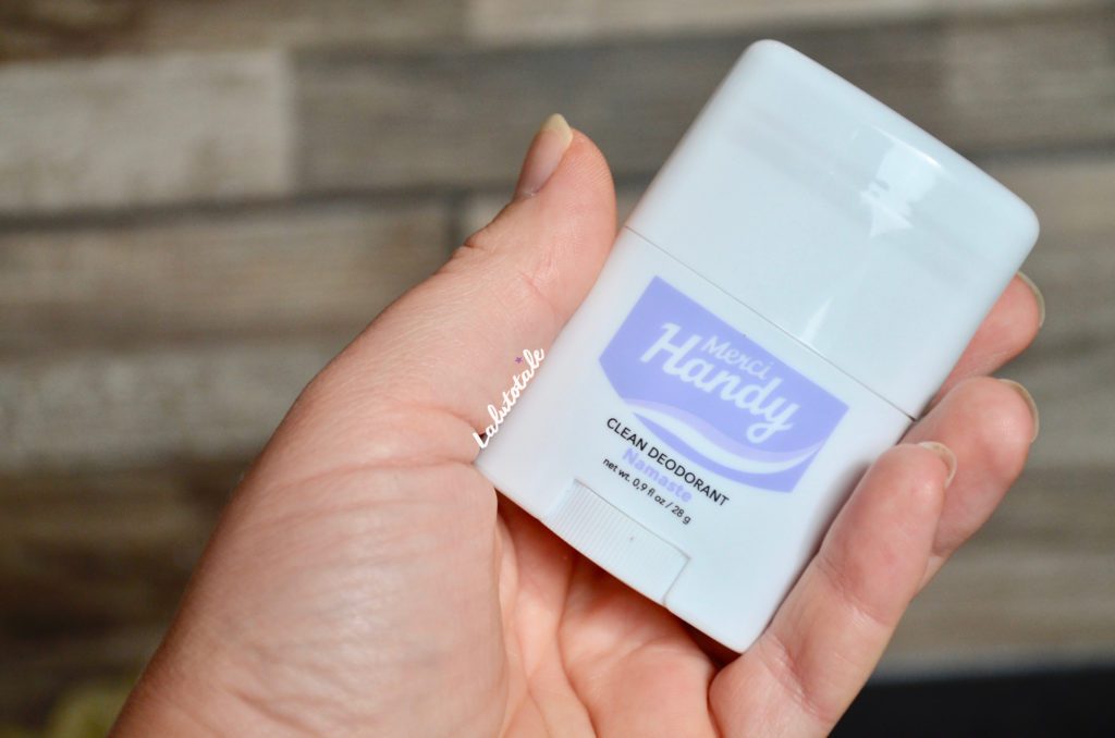 Merci Handy déodorant Namaste clean deo review