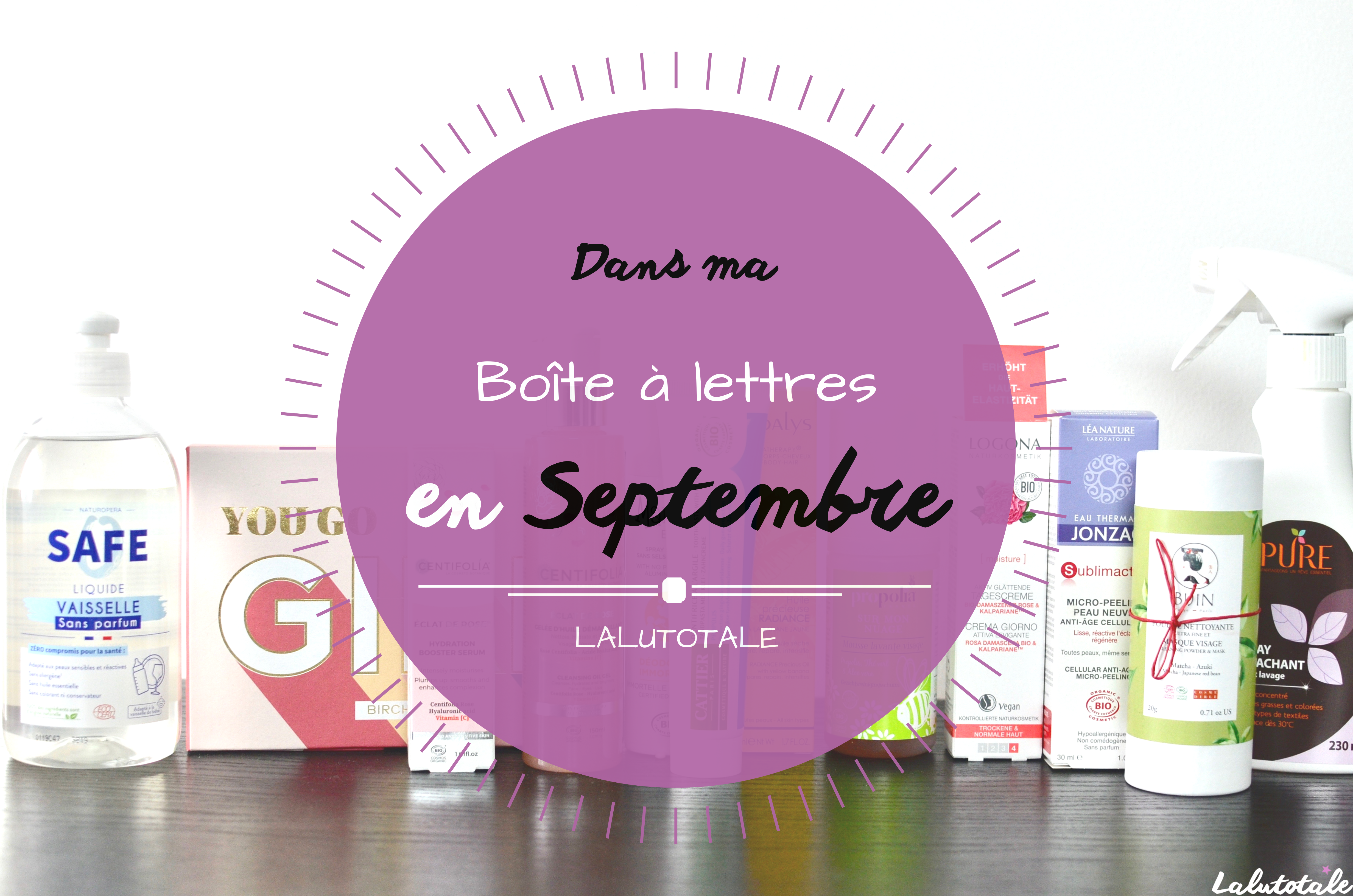 Haul les coeurs en Septembre ! Boîte à lettres et résumé du mois 📬.
