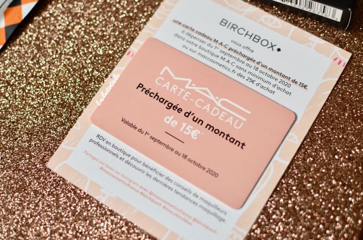 (BIRCHBOX) Mon MAC est en coulisses – et il est fidèle 😇.