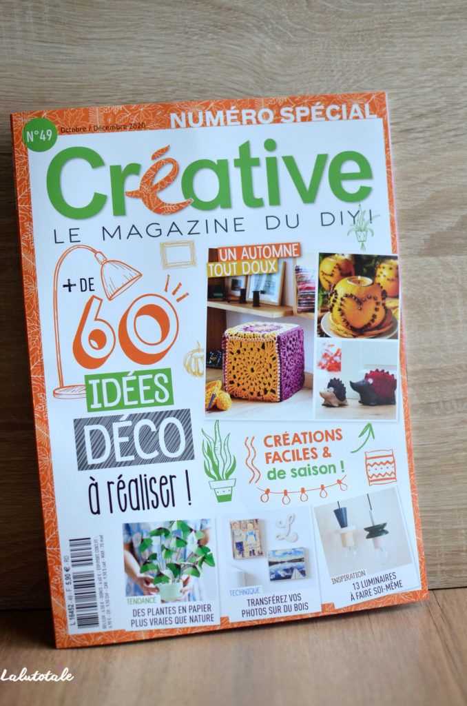 Créative magazine du DIY septembre 2020
