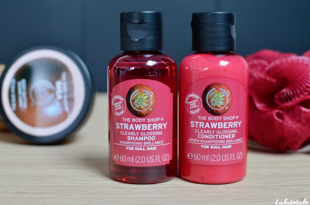 unboxing calendrier The Body Shop capillaires