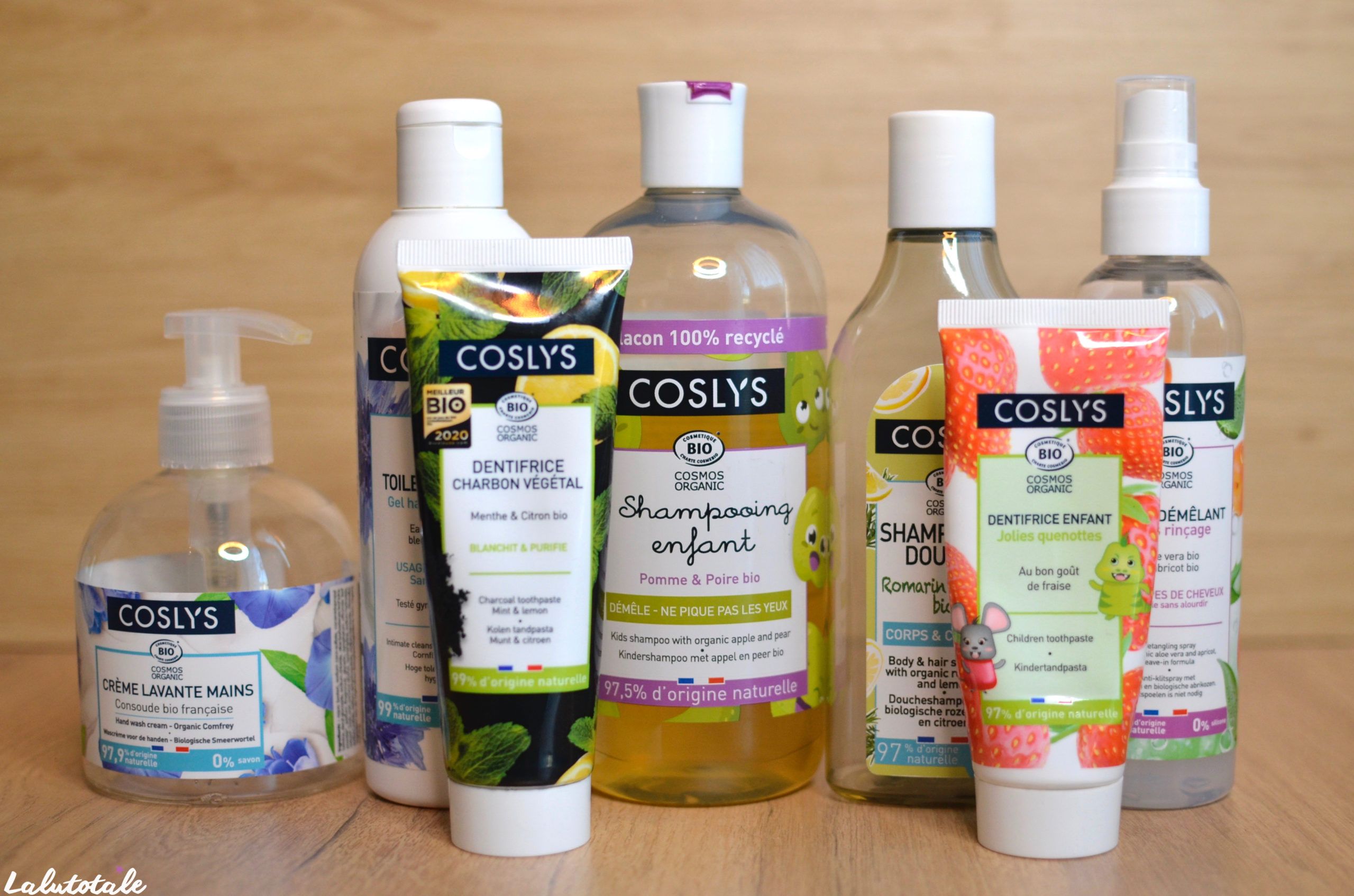 coslys famille review dentifrice shampooing enfants adultes