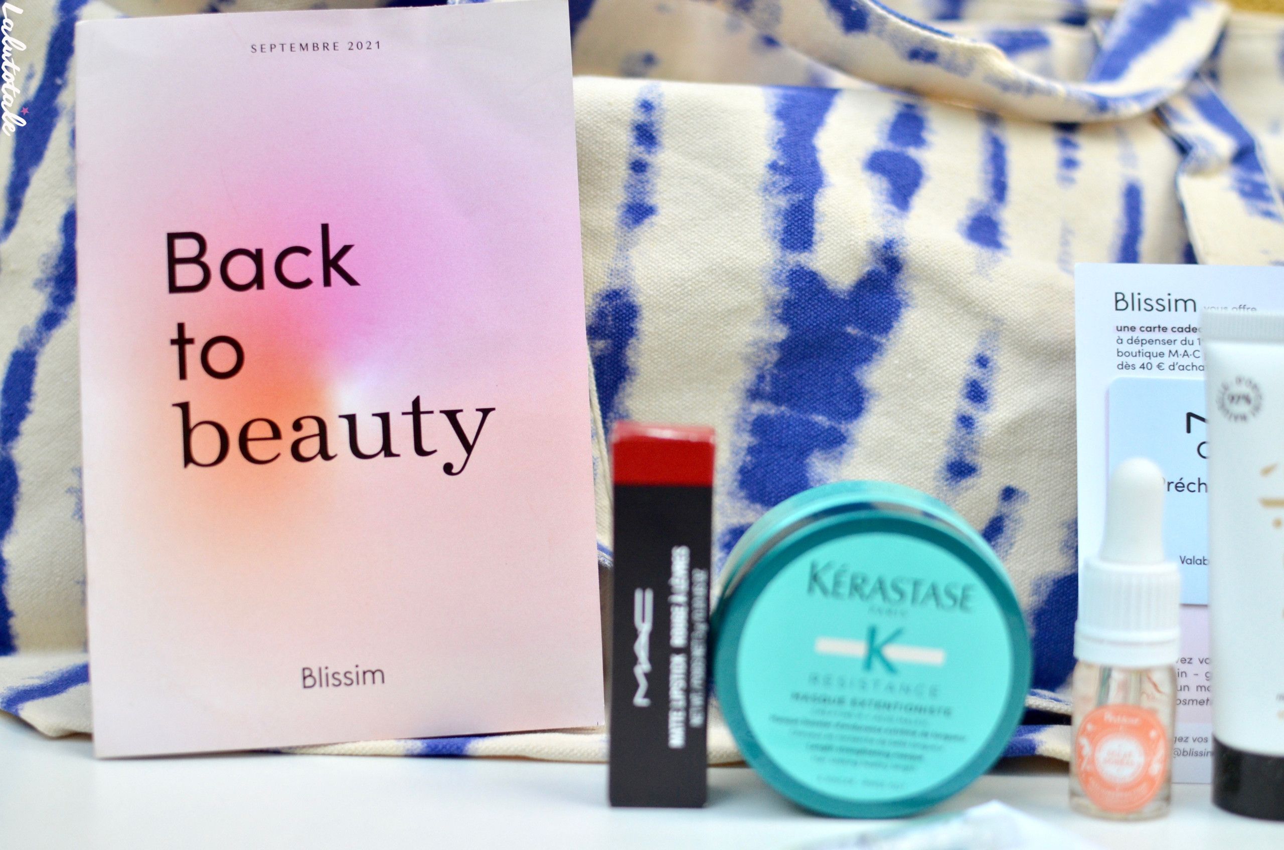 haul unboxing blissim back to beauty