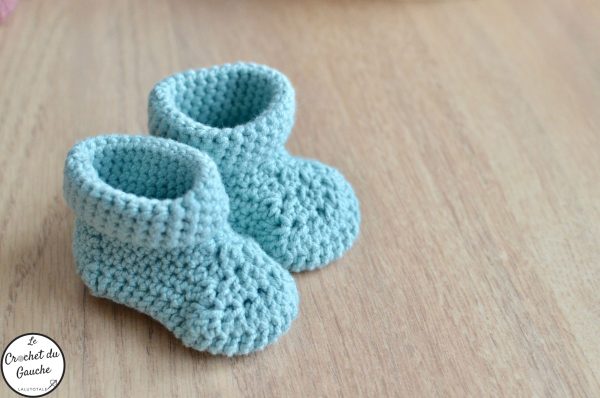 chaussons bebe (10) Nancy, la paire de chaussons au crochet pour petits petons 🐾