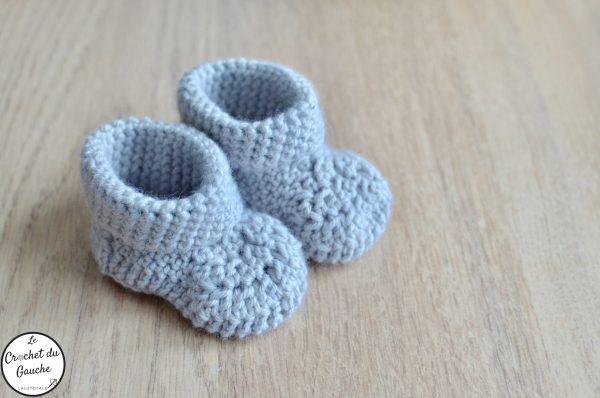 chaussons bebe (13) Nancy, la paire de chaussons au crochet pour petits petons 🐾