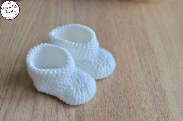 chaussons bebe (5) Nancy, la paire de chaussons au crochet pour petits petons 🐾