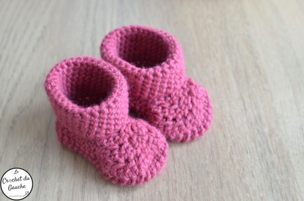 chaussons bebe (6) Nancy, la paire de chaussons au crochet pour petits petons 🐾