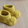 chaussons bebe (9) Nancy, la paire de chaussons au crochet pour petits petons 🐾