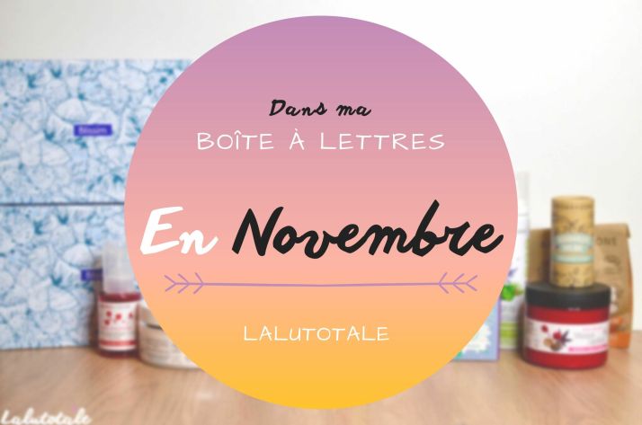 Haul les coeurs en Novembre 2022 ! Boîte à lettres et résumé du mois 📬