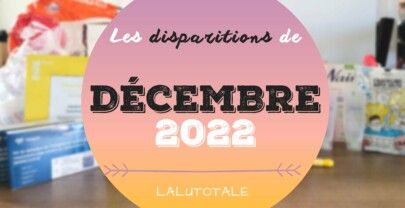 ✞ Les disparitions dans ma salle de bains en Décembre + BILAN 2022 ✞