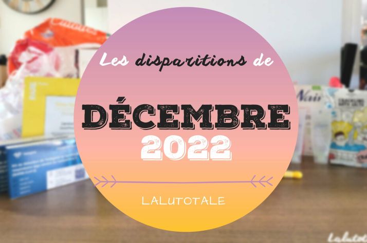 ✞ Les disparitions dans ma salle de bains en Décembre + BILAN 2022 ✞