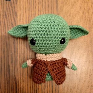 Grogu figurine crochet Star Wars Yoda