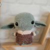Grogu chenille -00004 Grogu tuto tutoriel crochet peluche doudou modèle patron yoda Star Wars Mandalorian