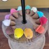 Brice glace crochet- 00007 BRICE de l'Ice : le cornet de glace en porte-clé et bijou de sac 🍦