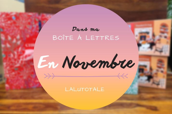 Haul les coeurs en Novembre 2023 ! Boîte à lettres et résumé du mois 📬