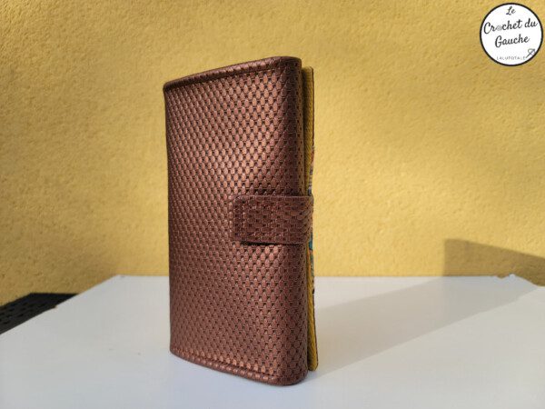 Complice bronze 3D création couture unique CCCA portefeuille compagnon