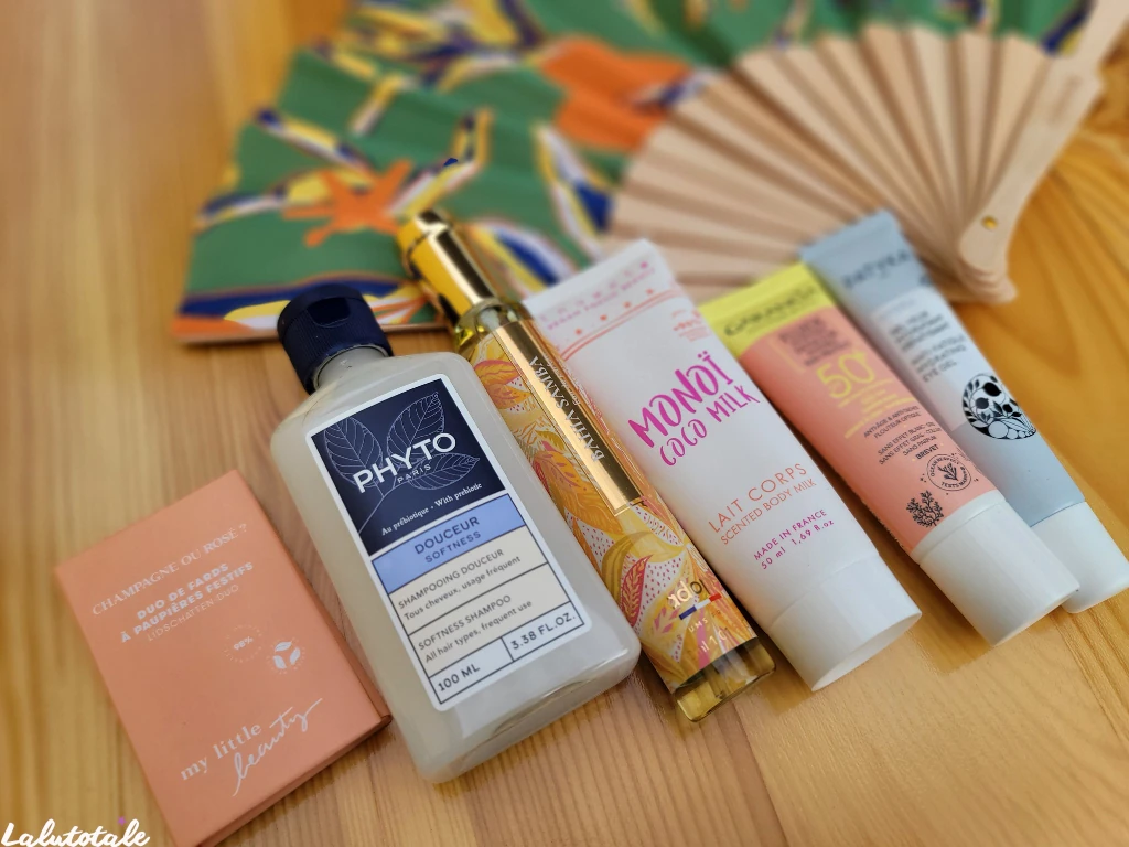 Mylittlebox été 2024 produits cosmétiques haul unboxing