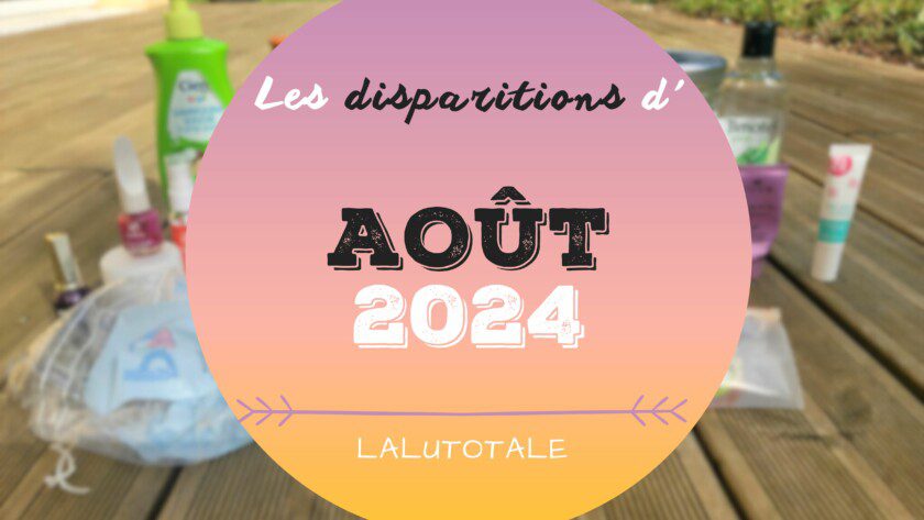 ✞ Les disparitions dans ma salle de bains en Août 2024 ✞