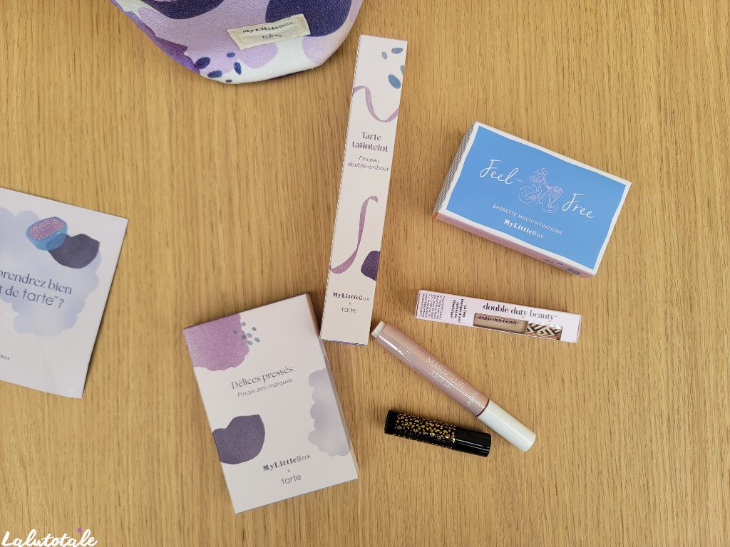 contenu Mylittlebox Octobre Tarte cosmetics