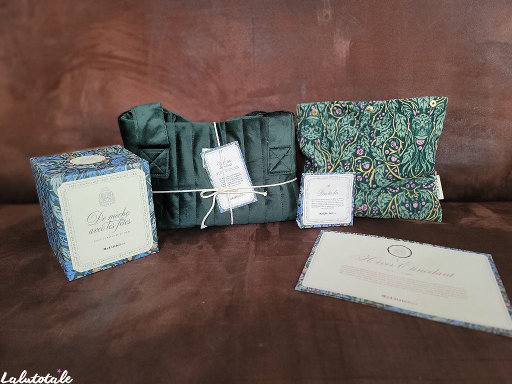 mylittlebox hiver étincelant Novembre Décembre 2024 unboxing