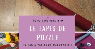 (Tuto COUTURE gratuit) Le tapis de puzzle enroulable facile et rapide !