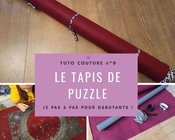 (Tuto COUTURE gratuit) Le tapis de puzzle enroulable facile et rapide !